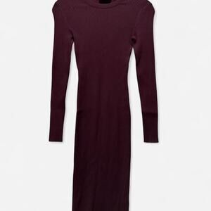 Babaton by aritzia ribbed dress